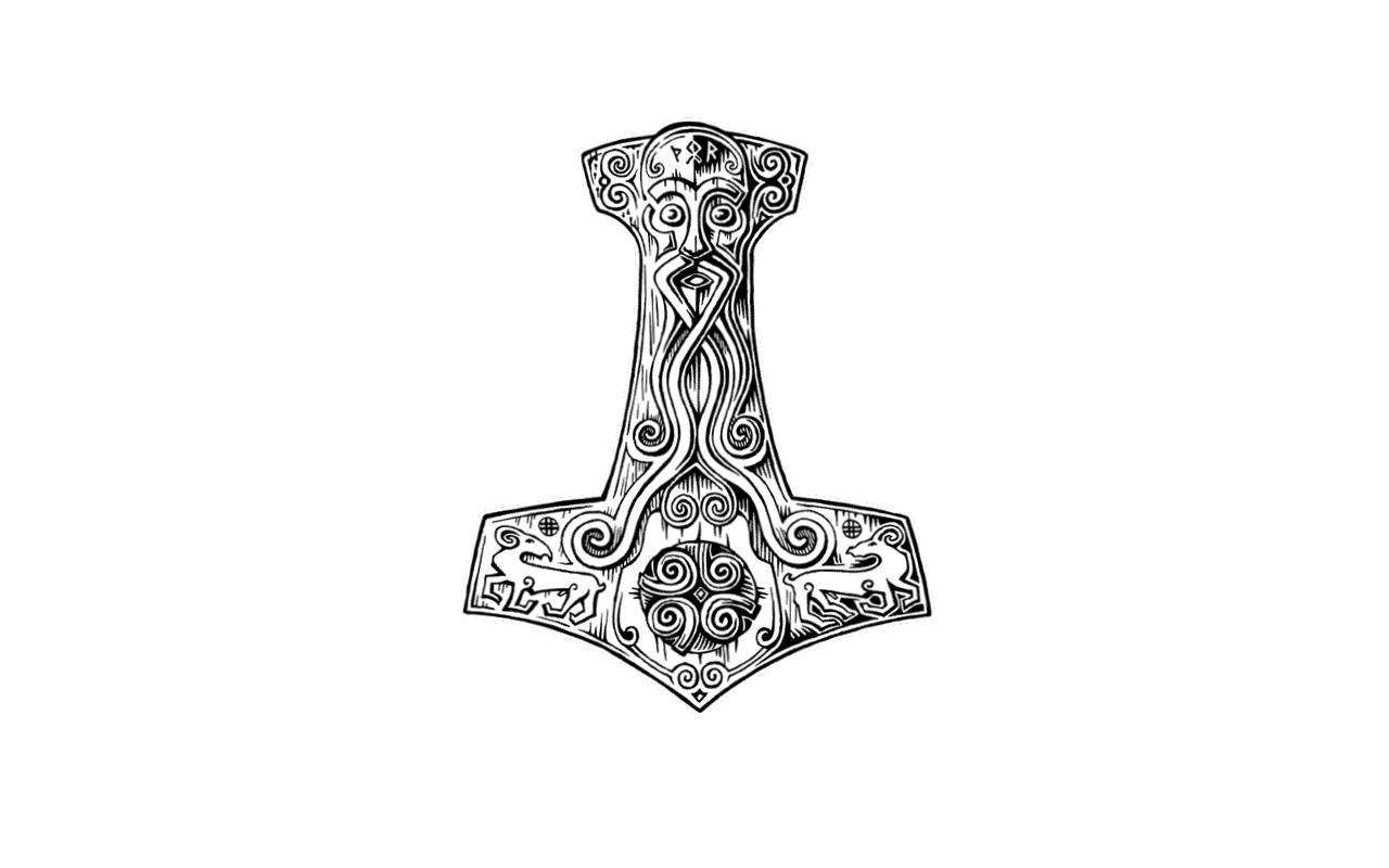 Thor's hammer Mjolnir