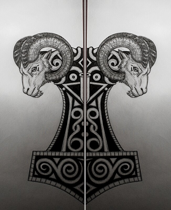 Thor's Hammer with Rams