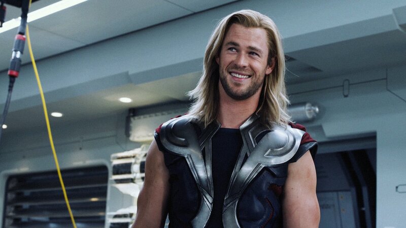 Thor smiling in a lab