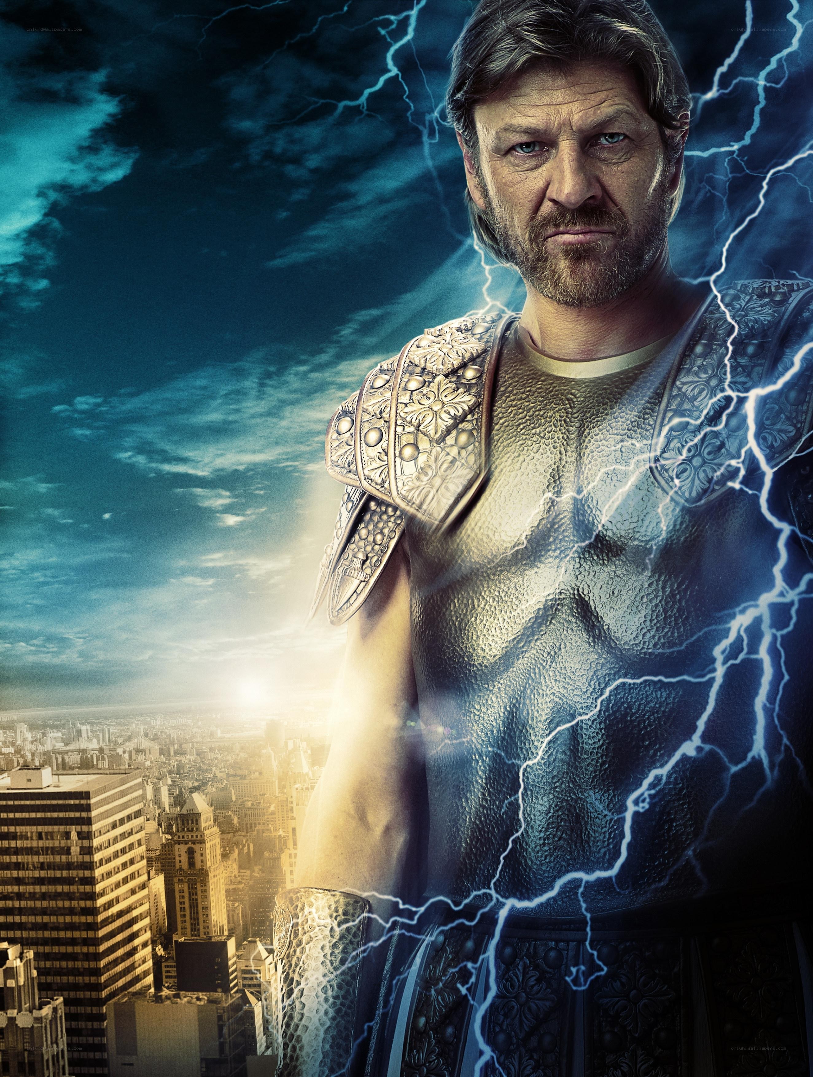 Thor stands over a city