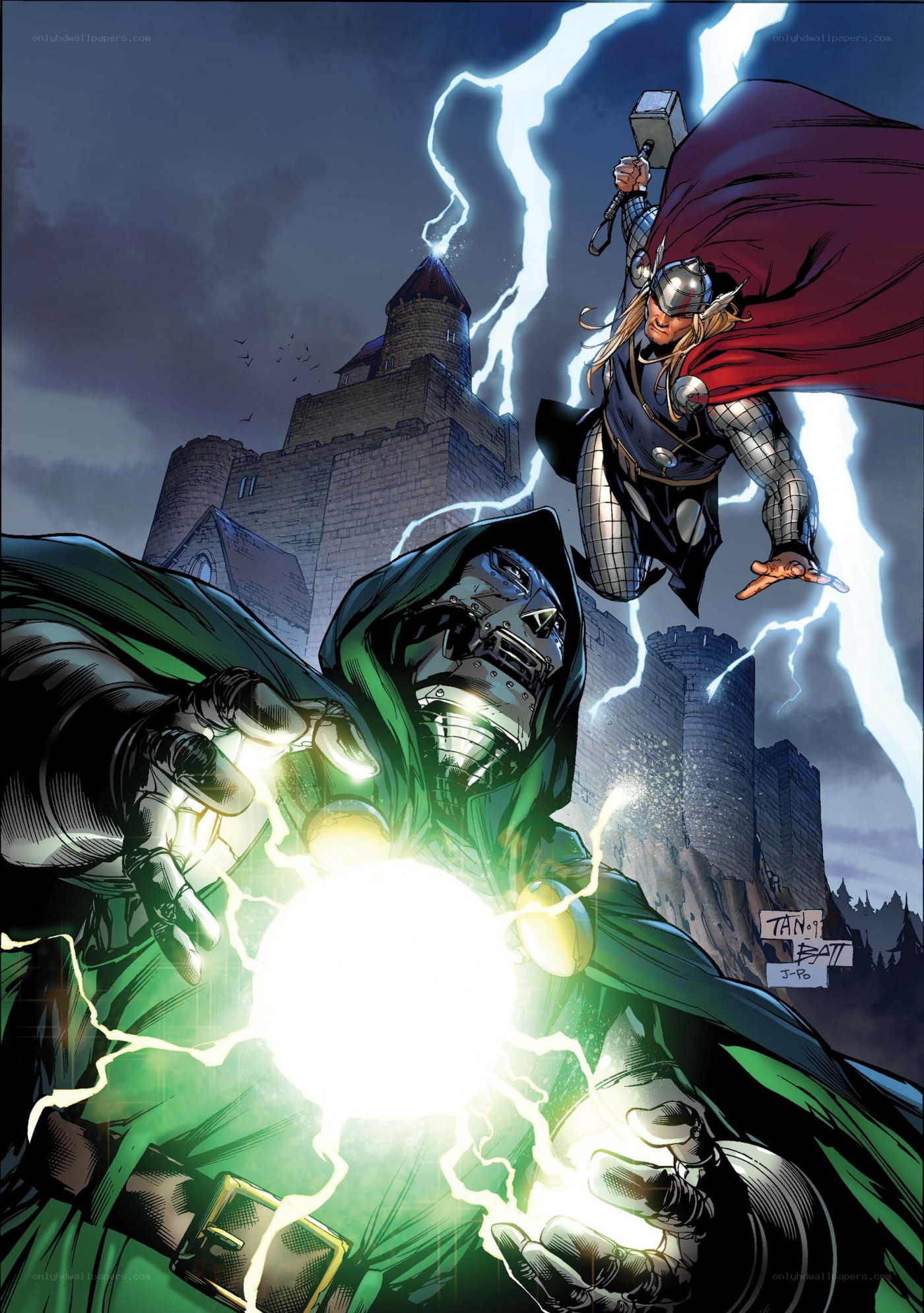 Thor vs Doctor Doom