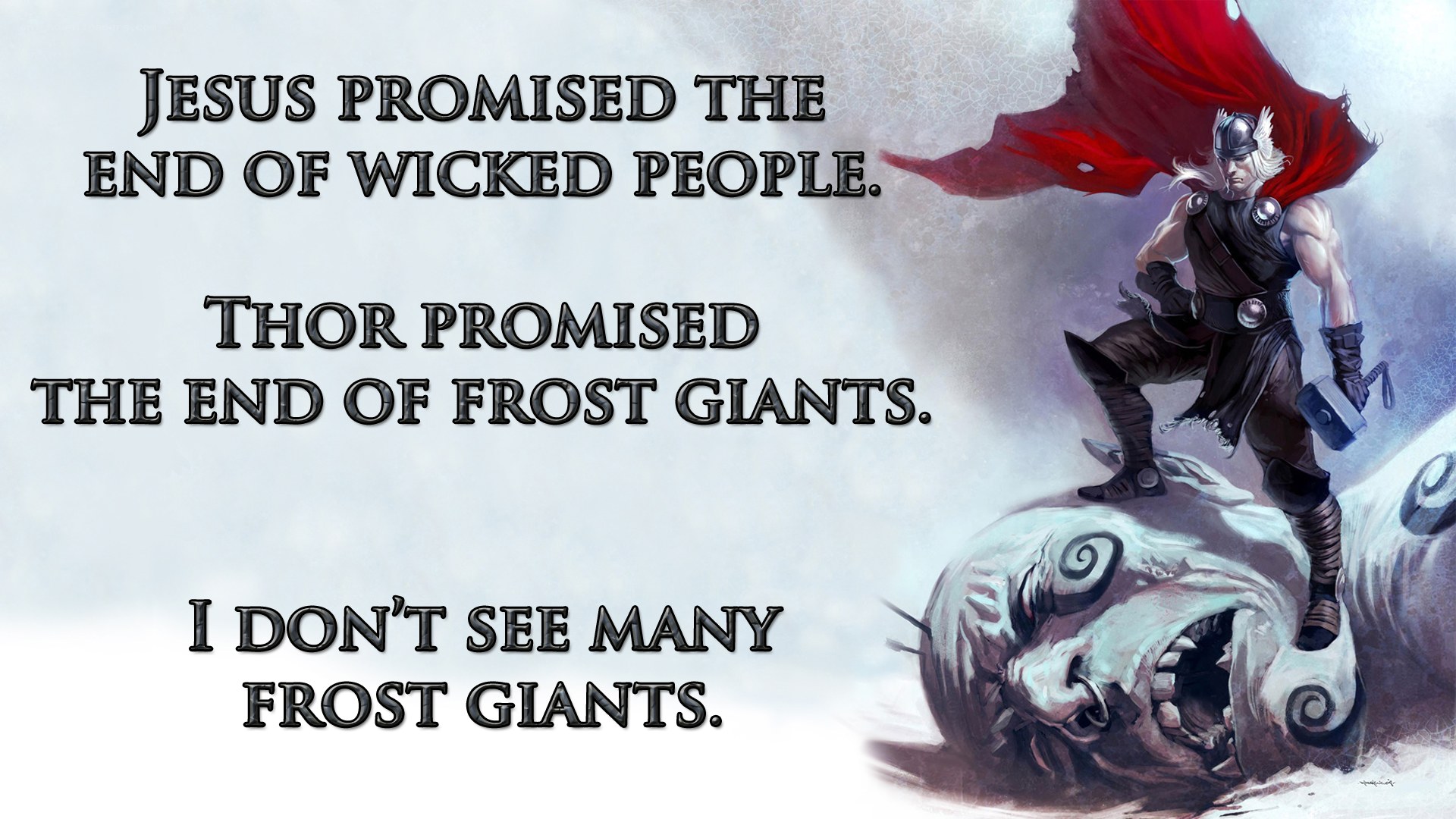 Thor vs Frost Giants