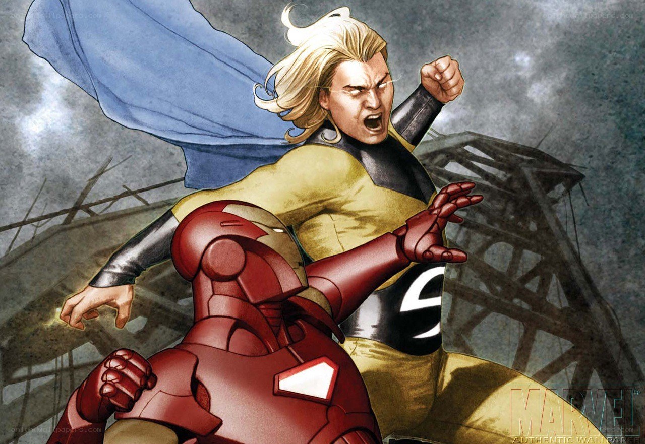 Thor vs Iron Man battle