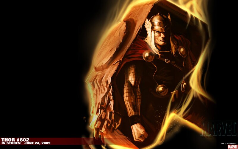 Thor with Hammer — Black