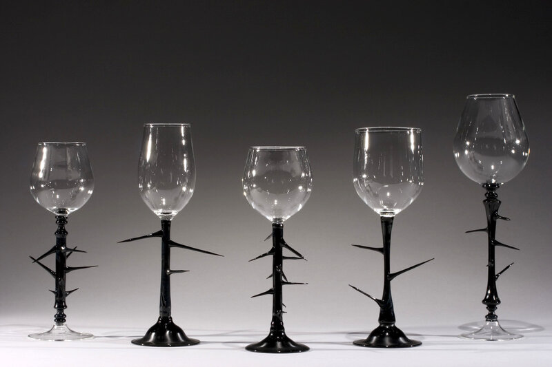 Thorny wine glasses