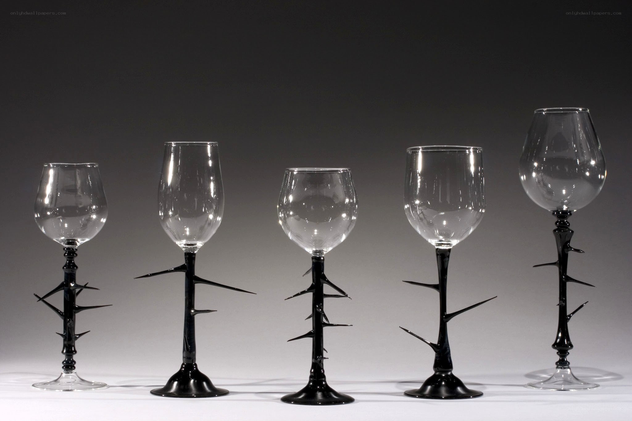 Thorny wine glasses
