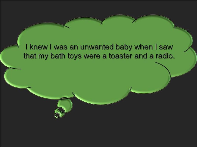 thought bubble with joke
