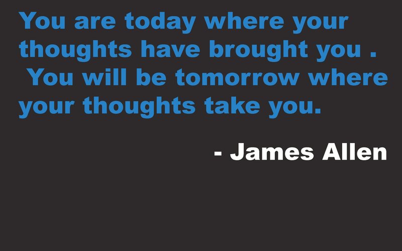 thoughts shape your future