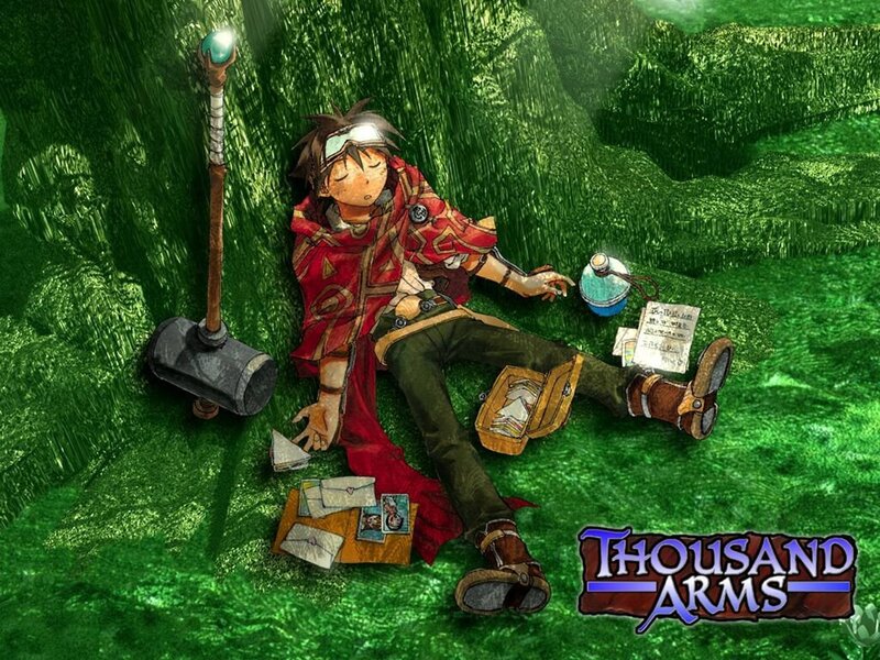 thousand arms character resting