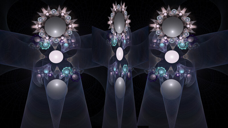 Three Abstract Figures