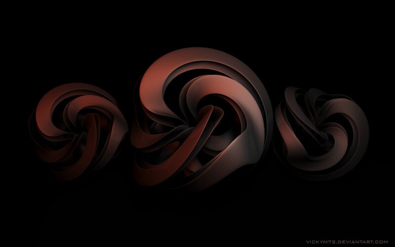 Three Abstract Swirls