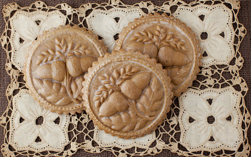 Three Acorn Cookies