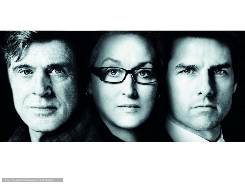three actors in black and white