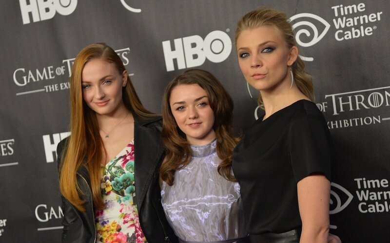 Three actresses at Game of Thrones event