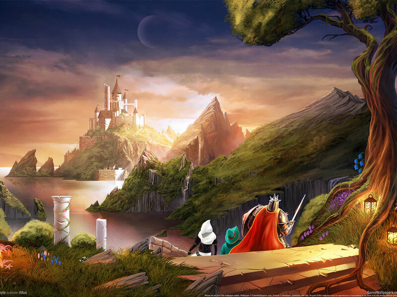 Three Adventurers on a Path