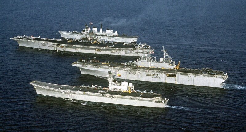 Three Aircraft Carriers
