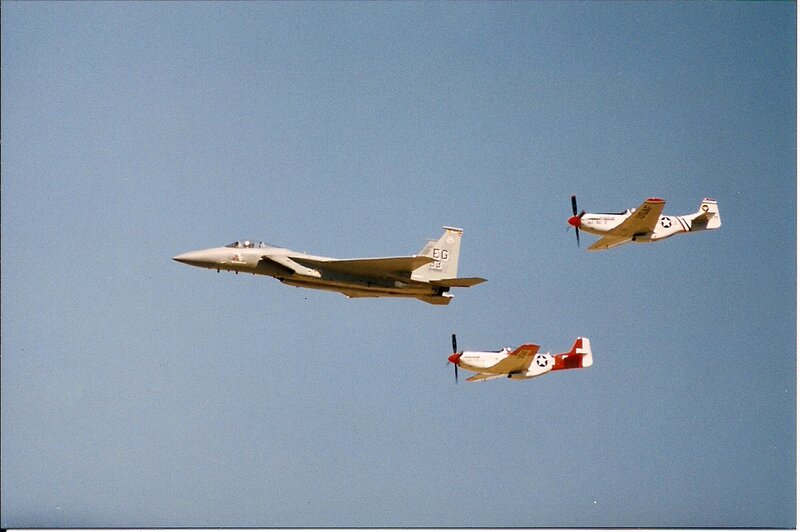 Three Airplanes in Formation
