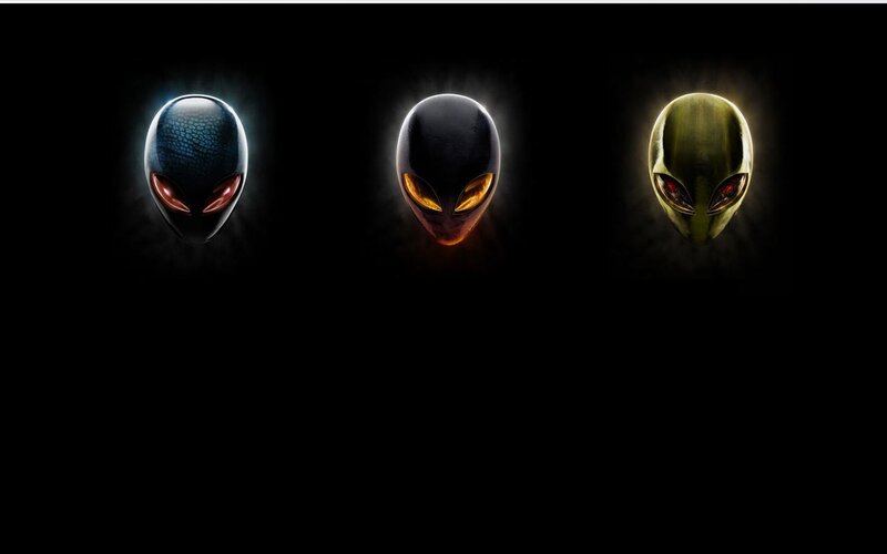 Three Alien Heads