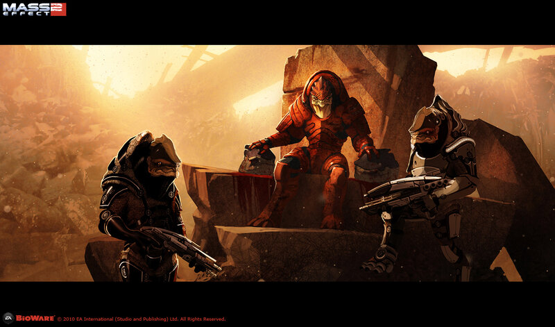 Three Alien Soldiers