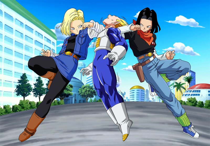 Three Android Characters