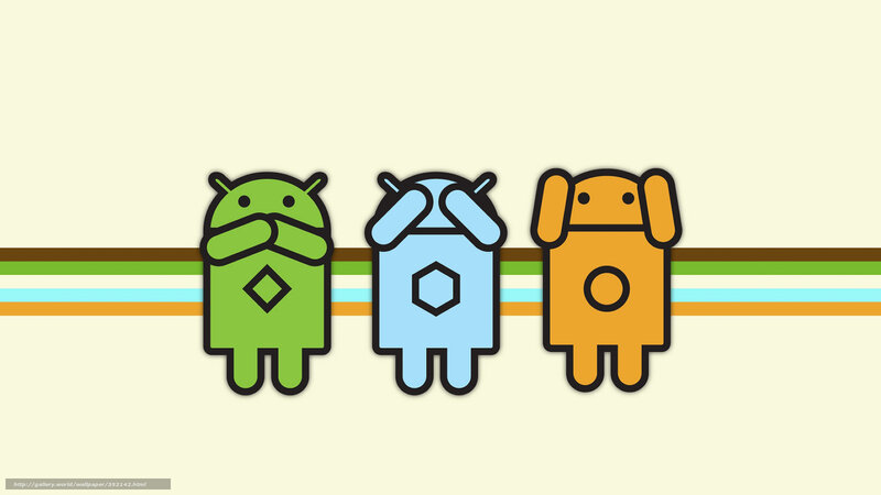 Three Android Figures