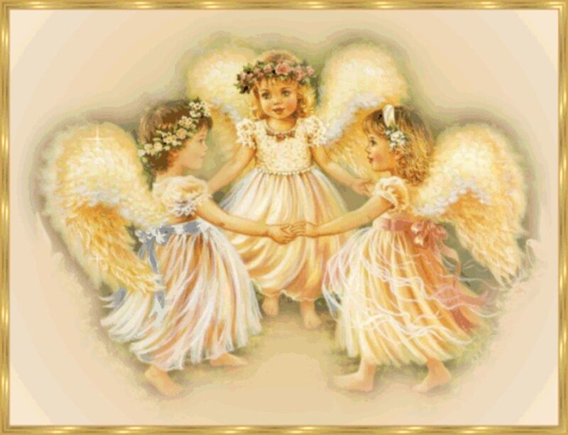 Three Angelic Children — Cream