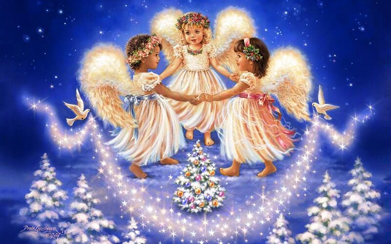 Three Angels Dancing