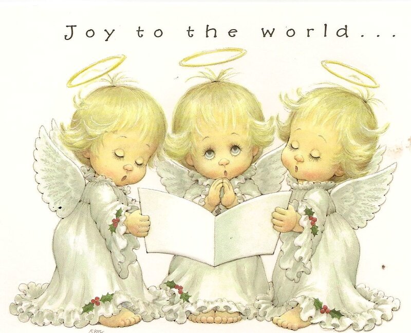 Three Angels Singing — White, Peaceful