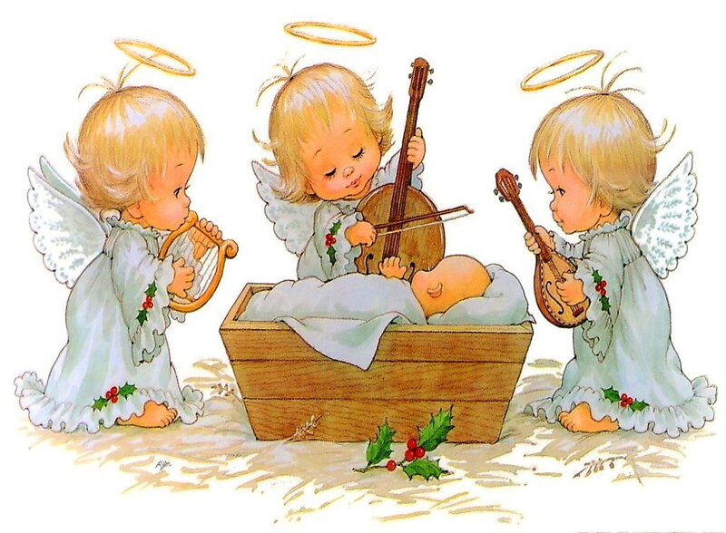 Three Angels with Baby