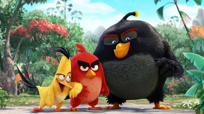 Three Angry Birds