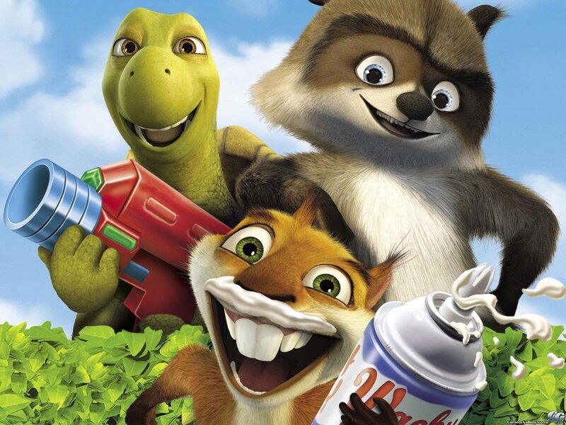Three Animated Animals — Green