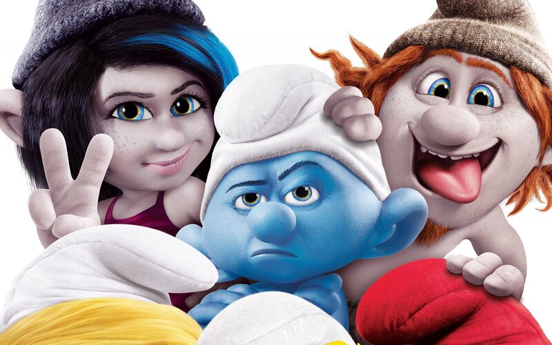 Three Animated Characters — Blue, Playful