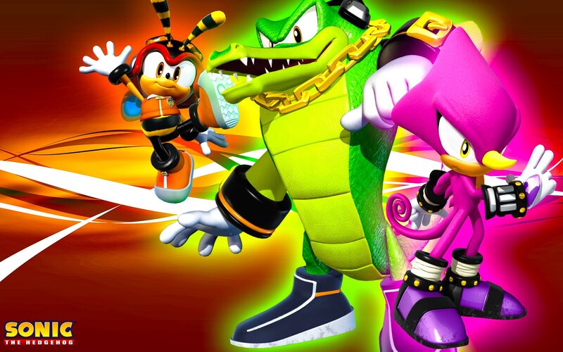 Three Animated Characters — Green, Dynamic, Digital Art