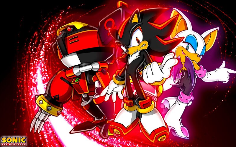 Three Animated Characters — Red, Dramatic, Digital Art, Robot