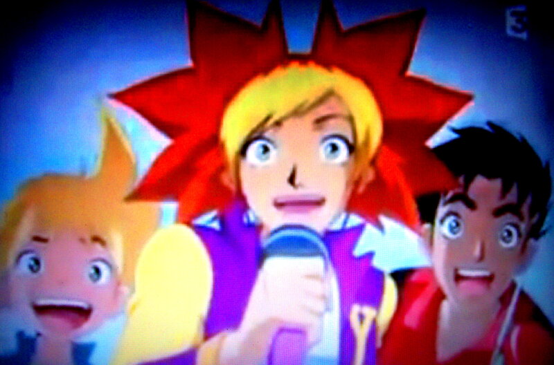 Three Animated Characters — Red, Surprised