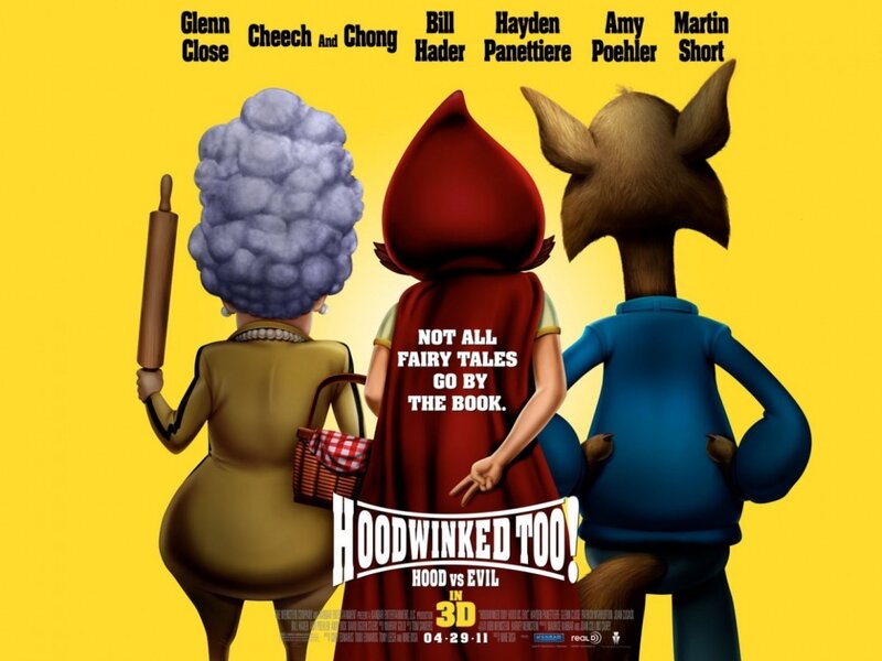 Three Animated Characters — Yellow