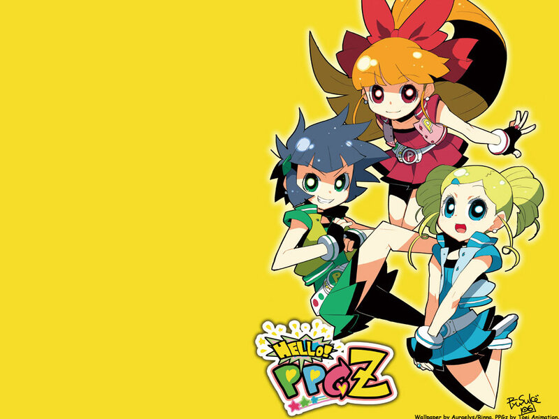 Three Animated Girls