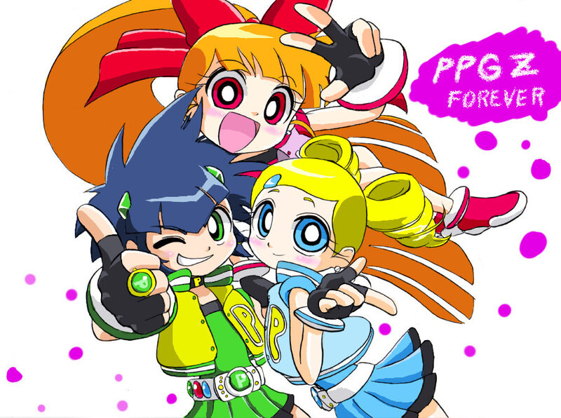 Three Animated Girls — Yellow