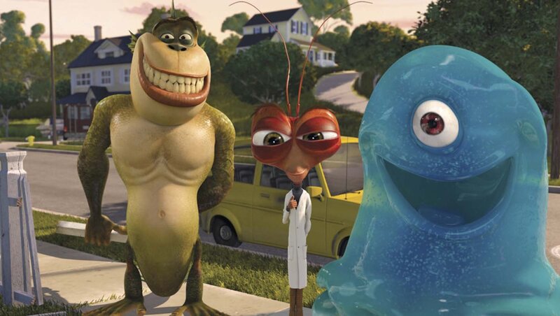 Three Animated Monsters
