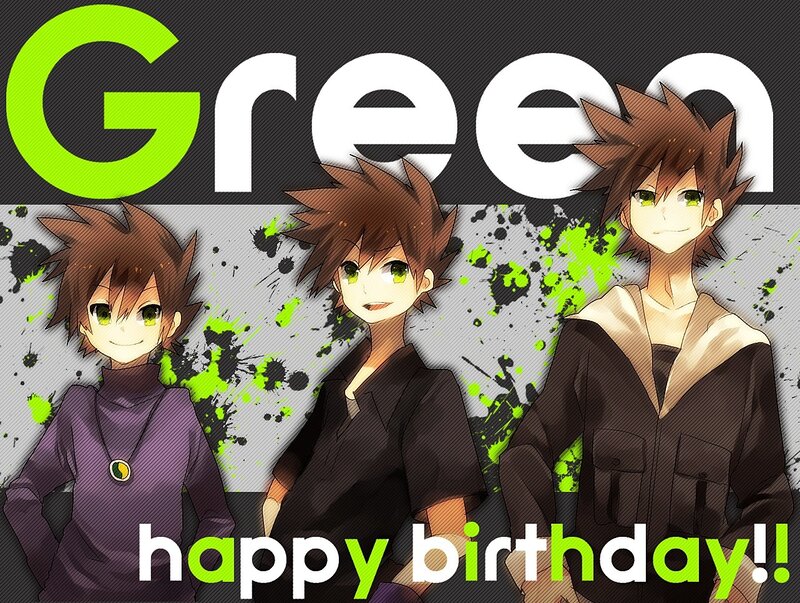 Three Anime Characters — Black, Celebratory