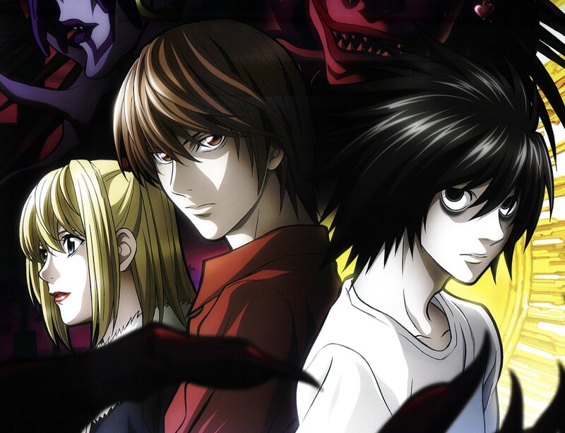 Three Anime Characters — Black, Dark, Demon