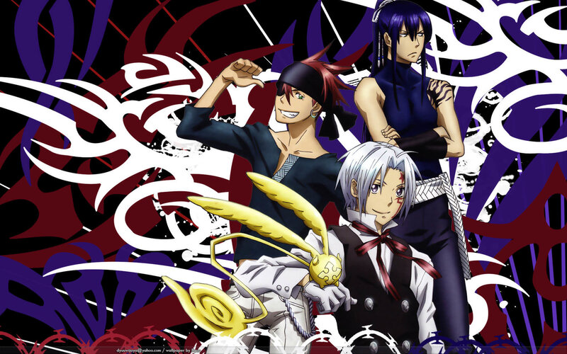 Three Anime Characters — Black, Dramatic, Anime Characters