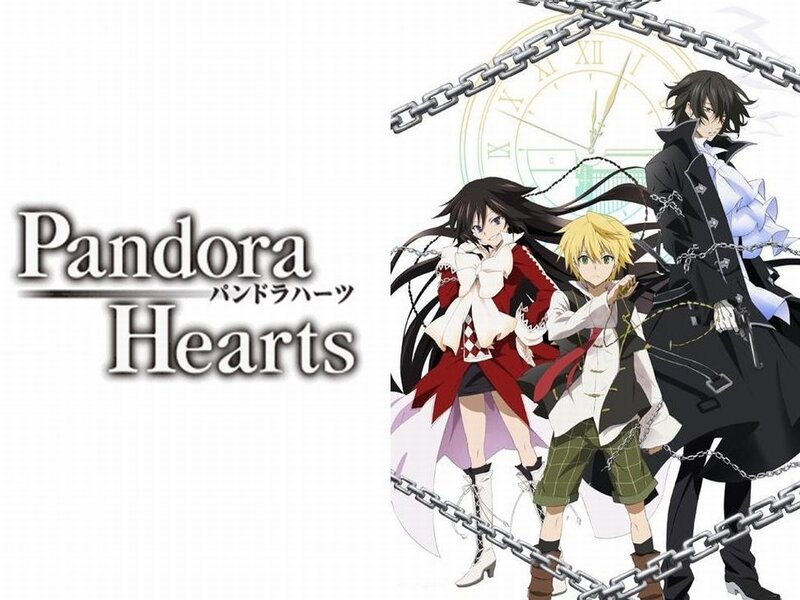 Three Anime Characters — Black, Dramatic, Chains, Clock