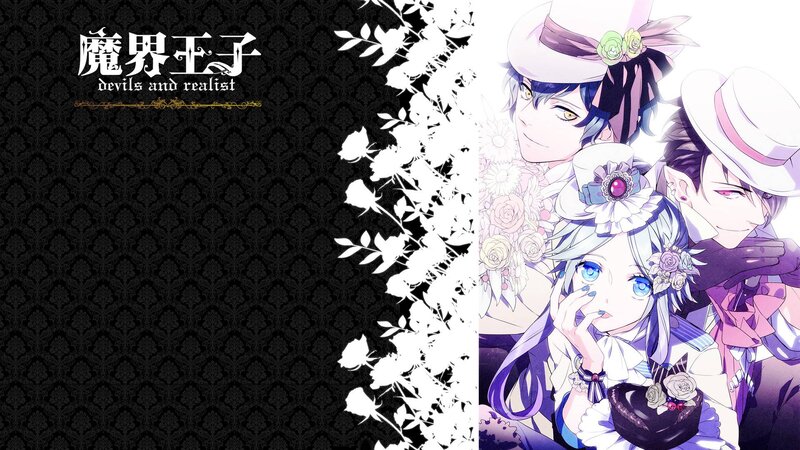 Three Anime Characters — Black, Dramatic, Flowers, Hats