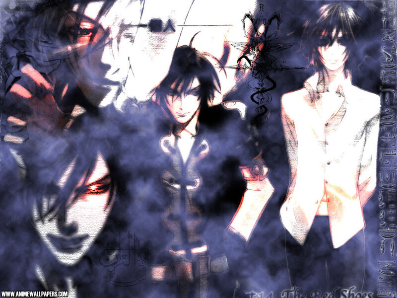 Three Anime Characters — Black, Dramatic, Manga
