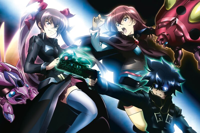 Three Anime Characters — Black, Dramatic, Mechs