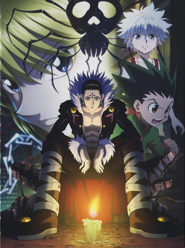 Three Anime Characters — Black, Dramatic, Night, Candle
