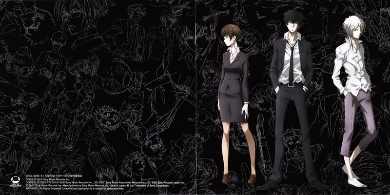 Three Anime Characters — Black, Dramatic, Suits