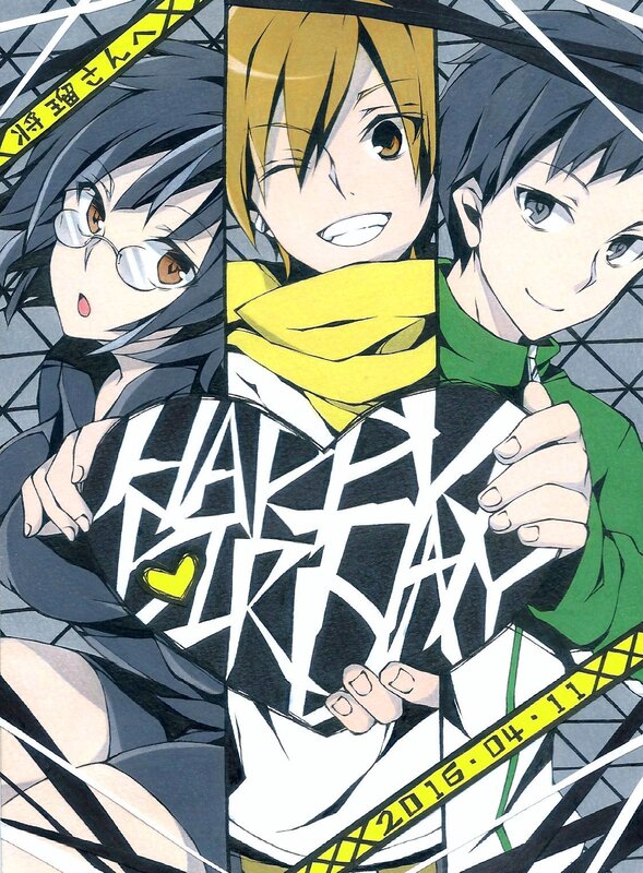 Three Anime Characters — Black, Playful, Glasses