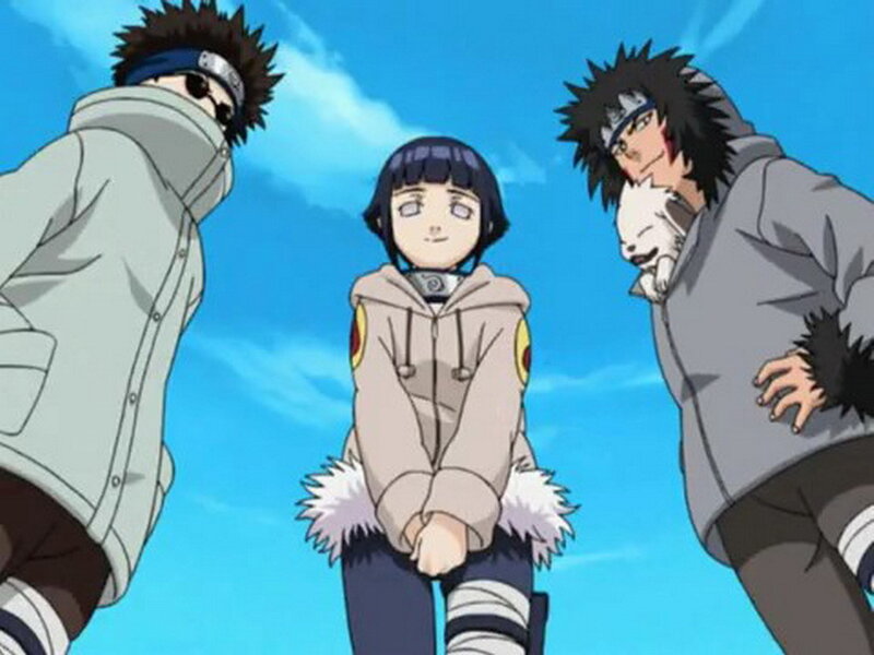 Three Anime Characters — Blue, Calm, Afternoon